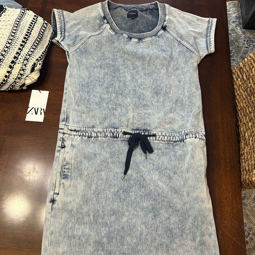 Liverpool Jeans Company Light Blue Casual Dress